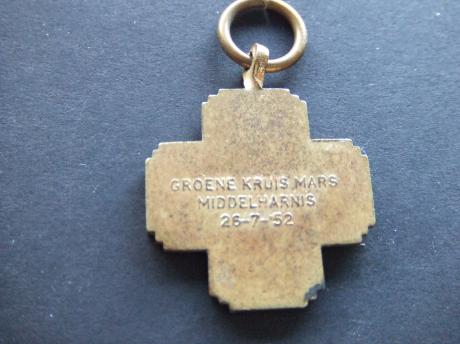 Middelharnis Goeree-Overflakkee groene kruis mars 1952 (2)